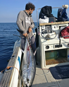 fishing drifting in salento